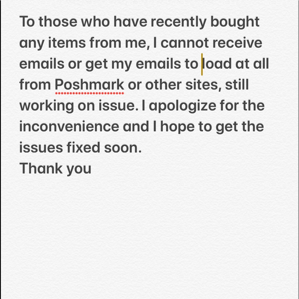 Email issues